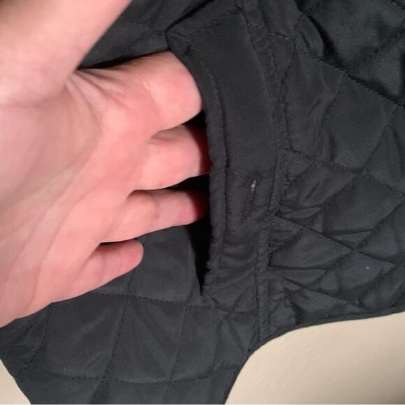 J. Jill Heritage Black Quilted Button Closure Fully Lined Vest Size Small - Picture 6 of 12
